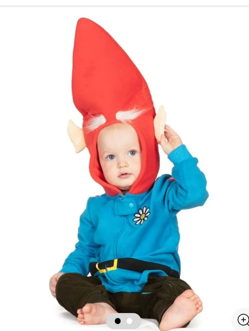 NWT Tipsy Elves Infant Sz 12-18 Months Gnome Halloween Costume 1-piece Jumpsuit